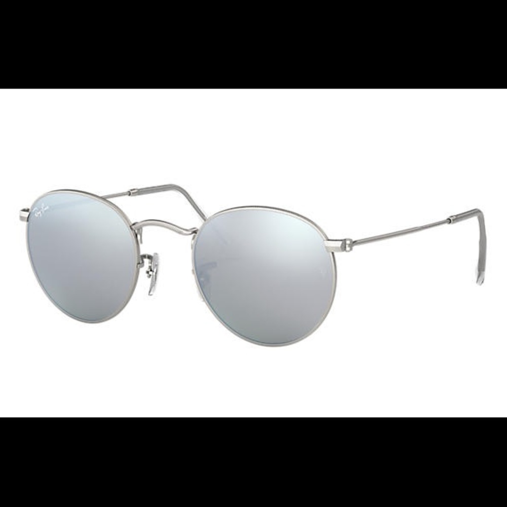 Ray Ban metal reflective circle sunglasses